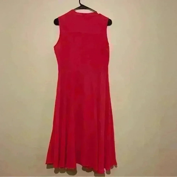 Nanette Lepore Monticello Rose Side Zipper Dress Buttons Front Lightweight M - Picture 4 of 10